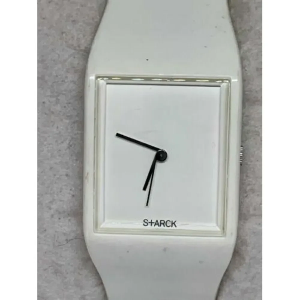 Starck PH5035 Economique Unisex Silicone Analog White Dial Quartz Watch Aa124